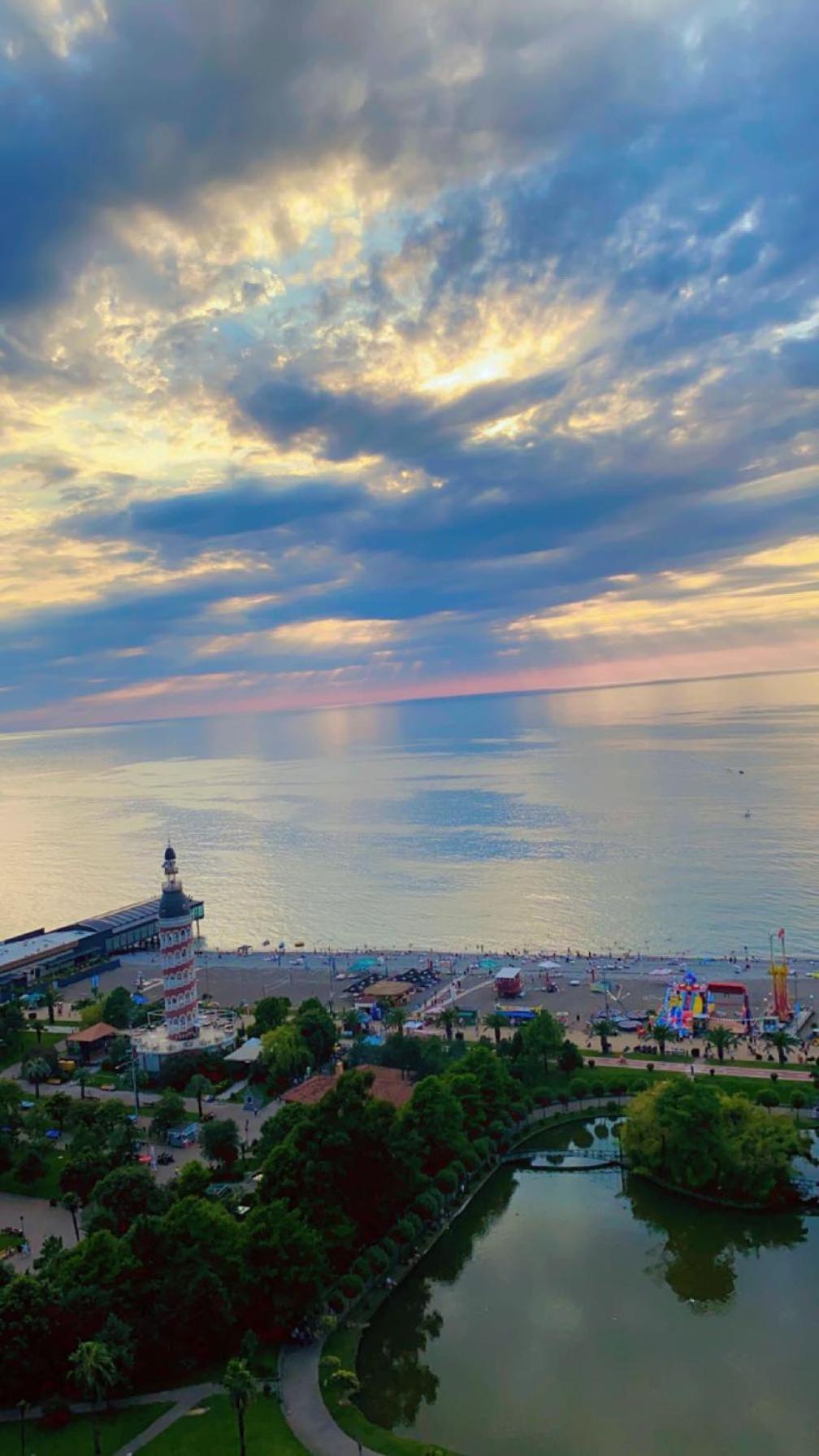Апартаменты С Видом На Море Twin Towers Batumi, Orbi City Exterior photo